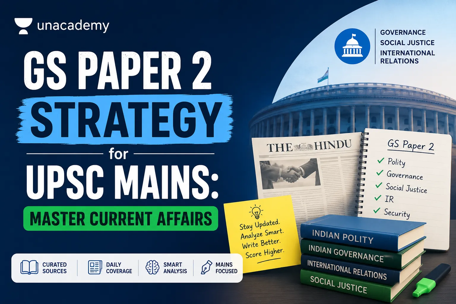 GS Paper 2 Strategy for UPSC Mains: Master Current Affairs