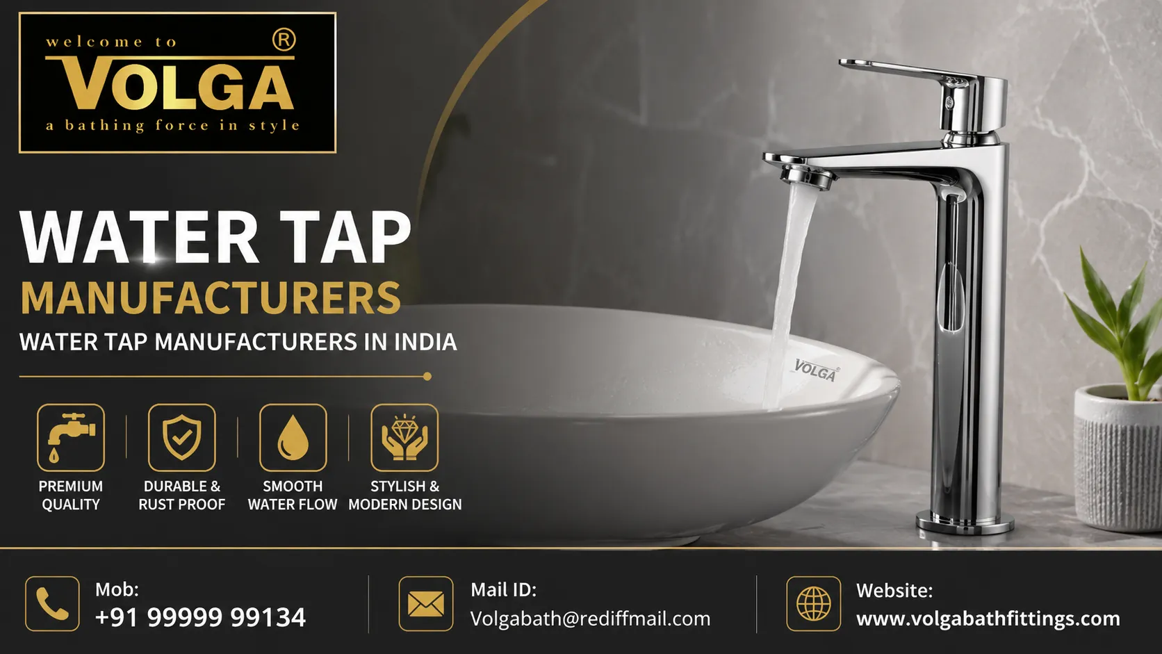 Water Tap Manufacturers in India Quality Water Tap Solutions