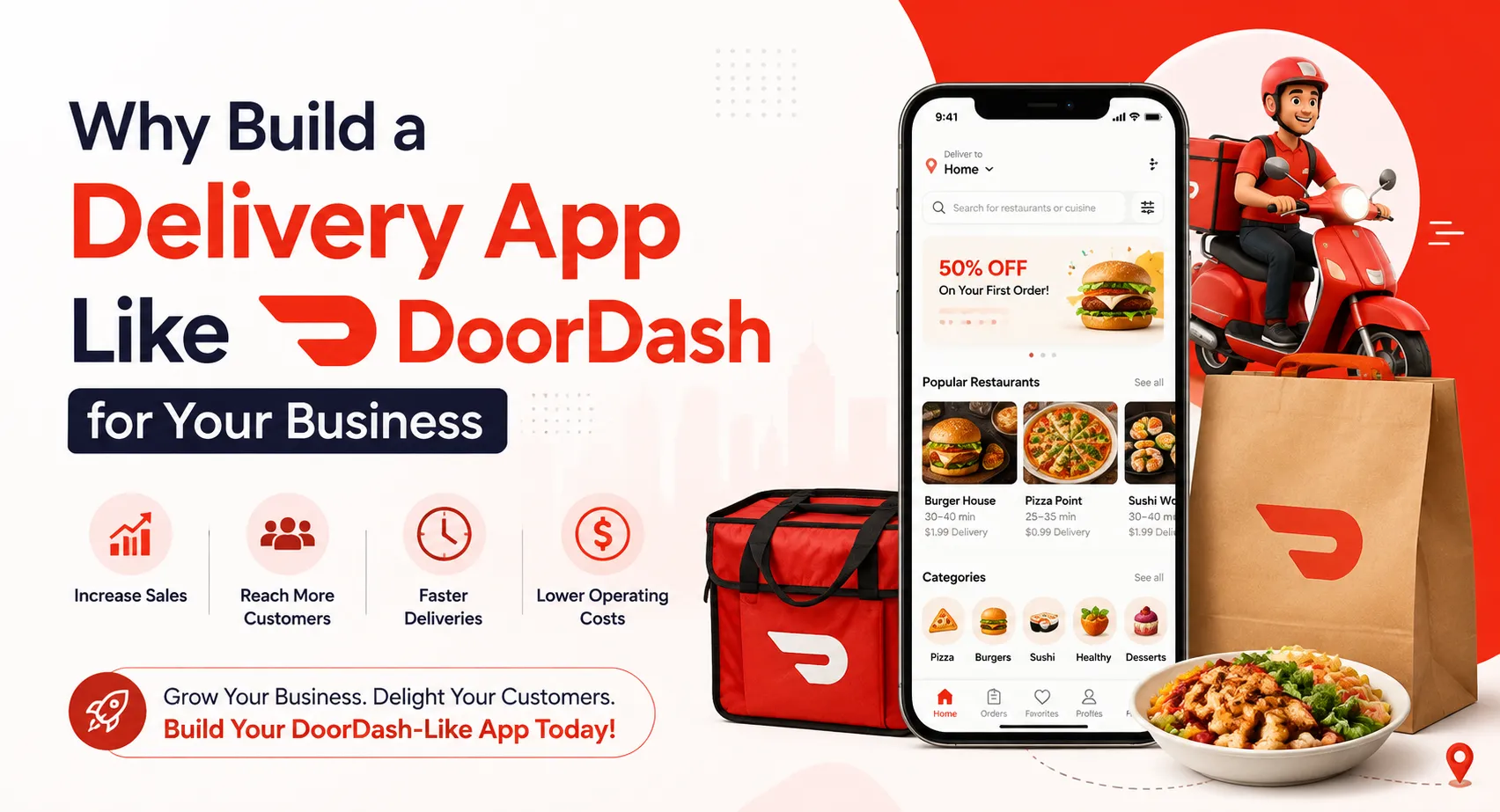 Why Build a Delivery App Like DoorDash for Your Business