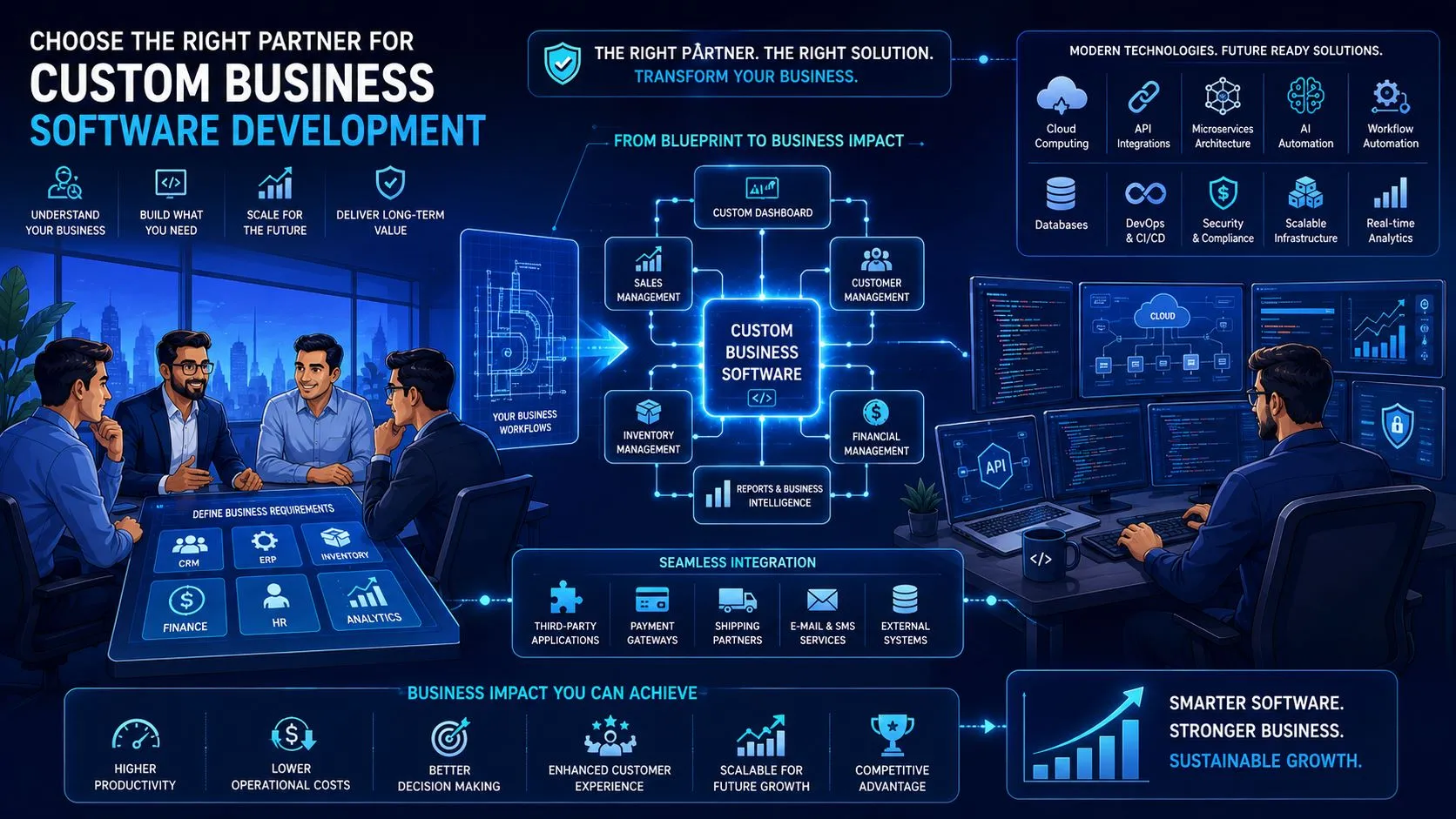 How to Choose the Right Company for Custom Business Software Development