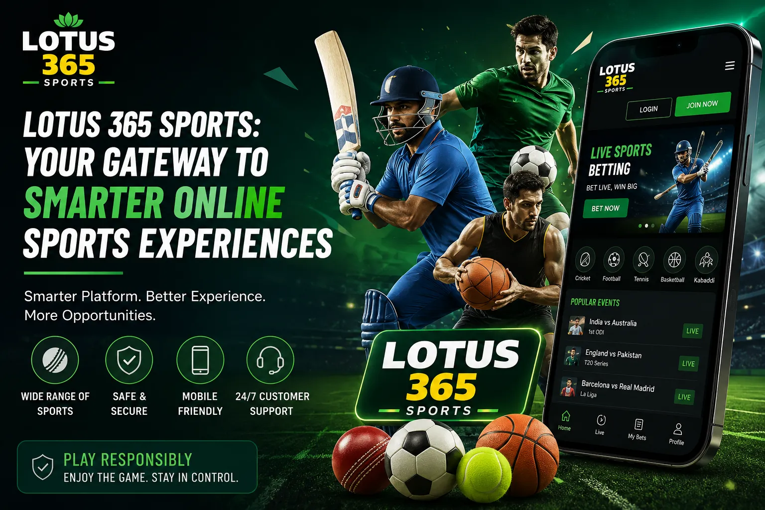 Lotus 365 Sports: Your Gateway to Smarter Online Sports Experiences
