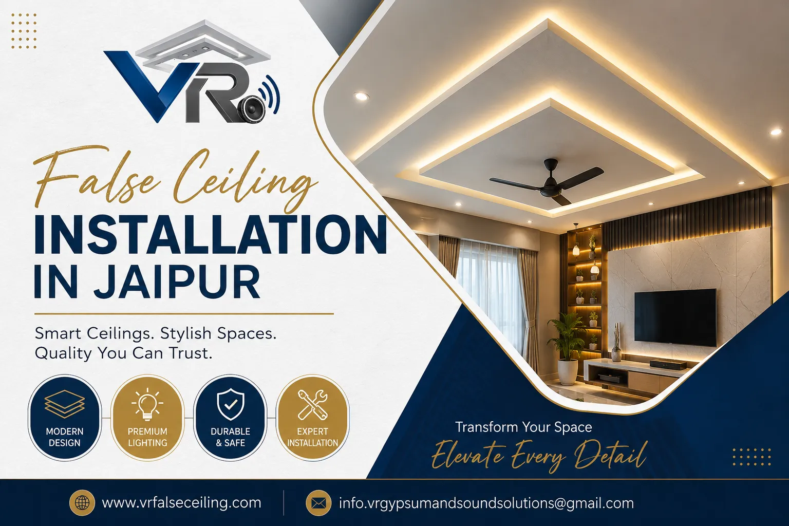 False Ceiling Installation in Jaipur: A Practical Guide for Modern Spaces