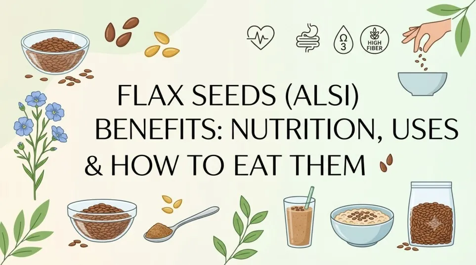 Flax Seeds (Alsi) Benefits: Nutrition, Uses & How to Eat Them