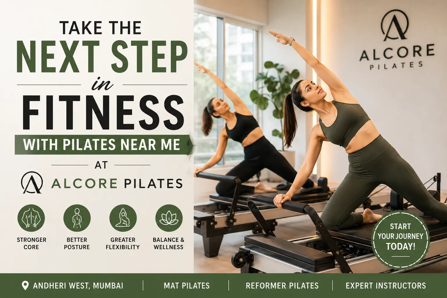 Take the Next Step in Fitness with Pilates Near Me at Alcore Pilates