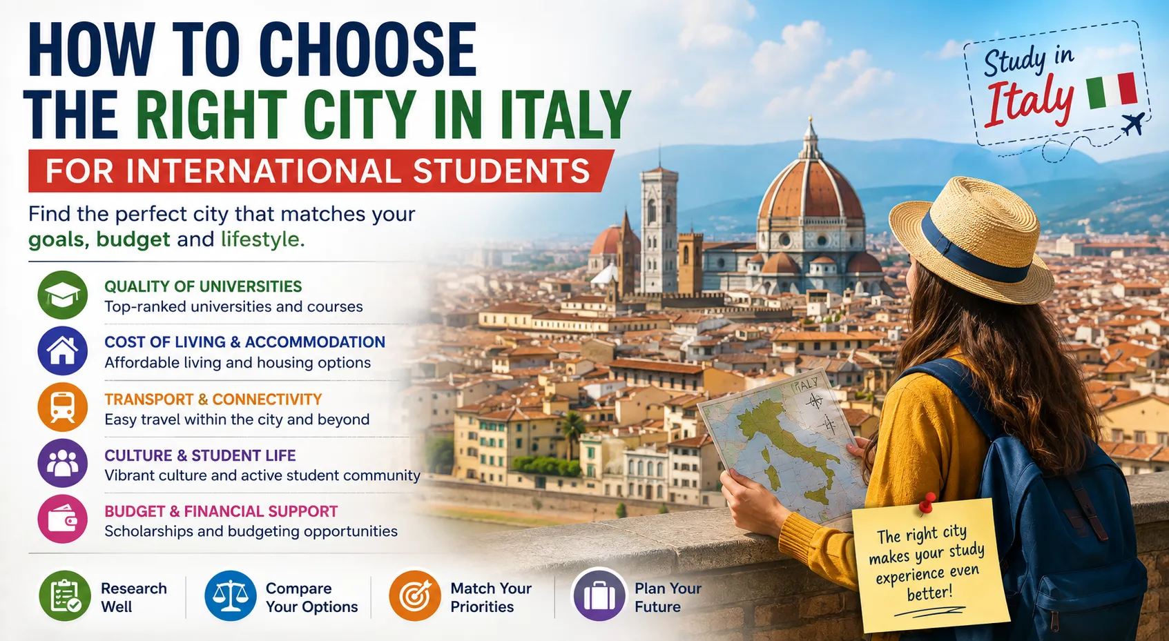 How to Choose the Right City in Italy for Your Study Abroad Journey