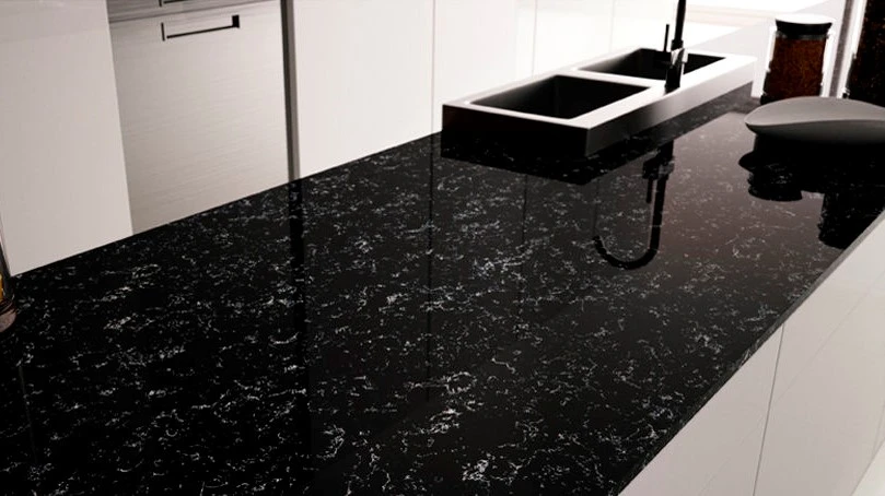 Create a Sleek and Polished Space With Black Worktops