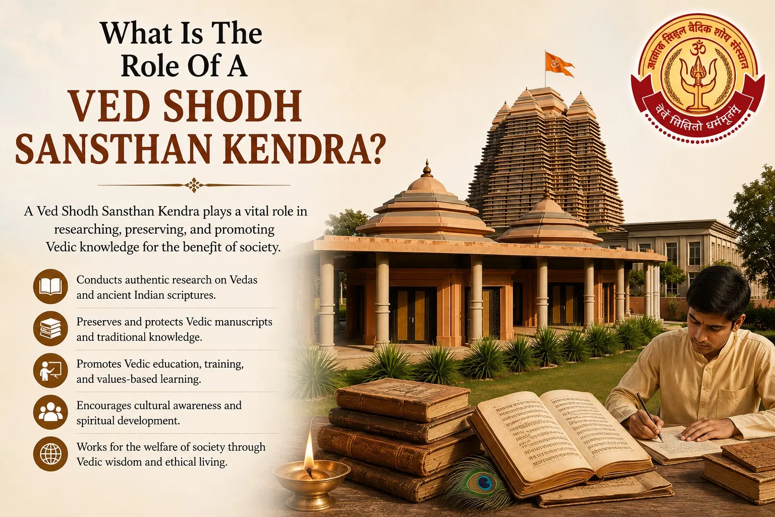 What Is The Role Of A Ved Shodh Sansthan Kendra?