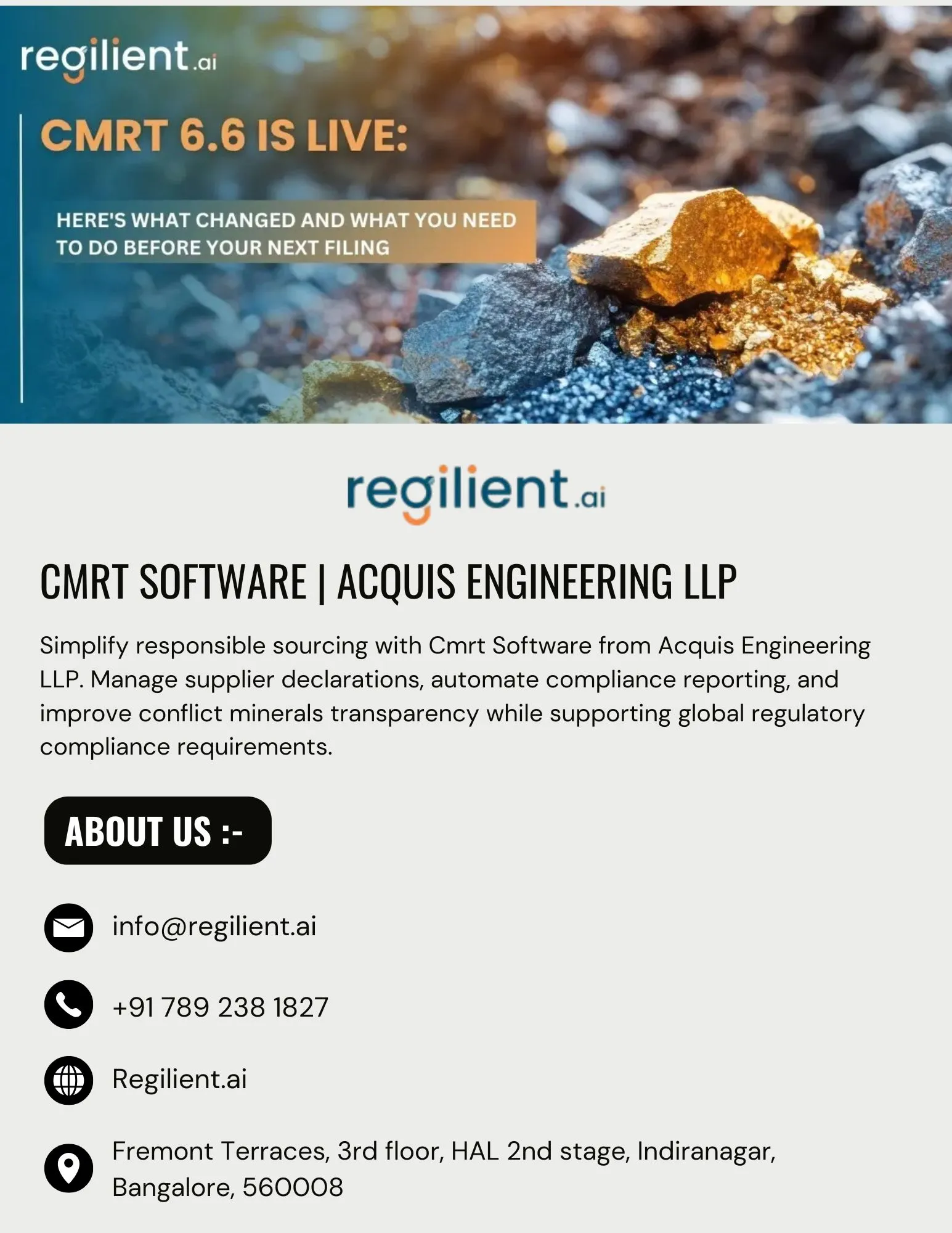 Cmrt Software | Acquis Engineering LLP