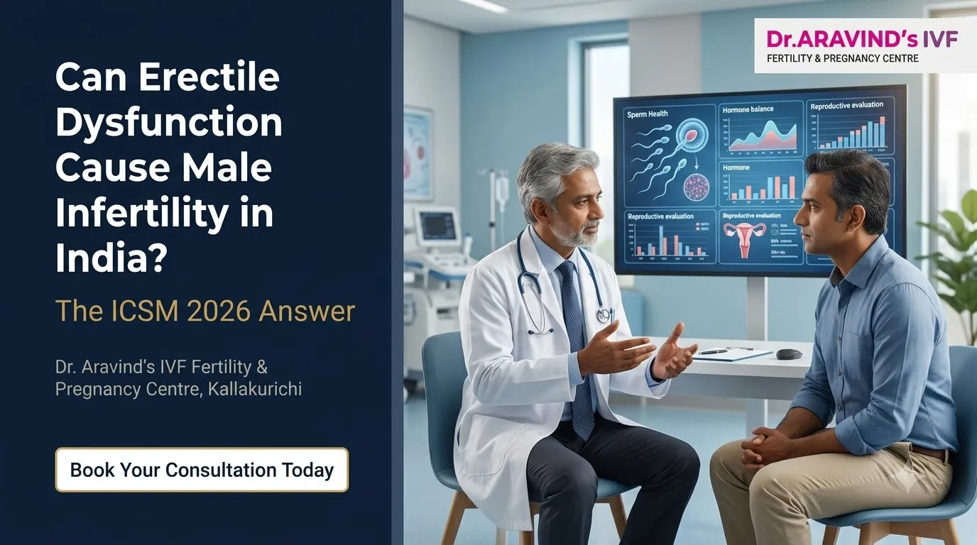 Can Erectile Dysfunction Cause Male Infertility in India? The ICSM 2026 Answer