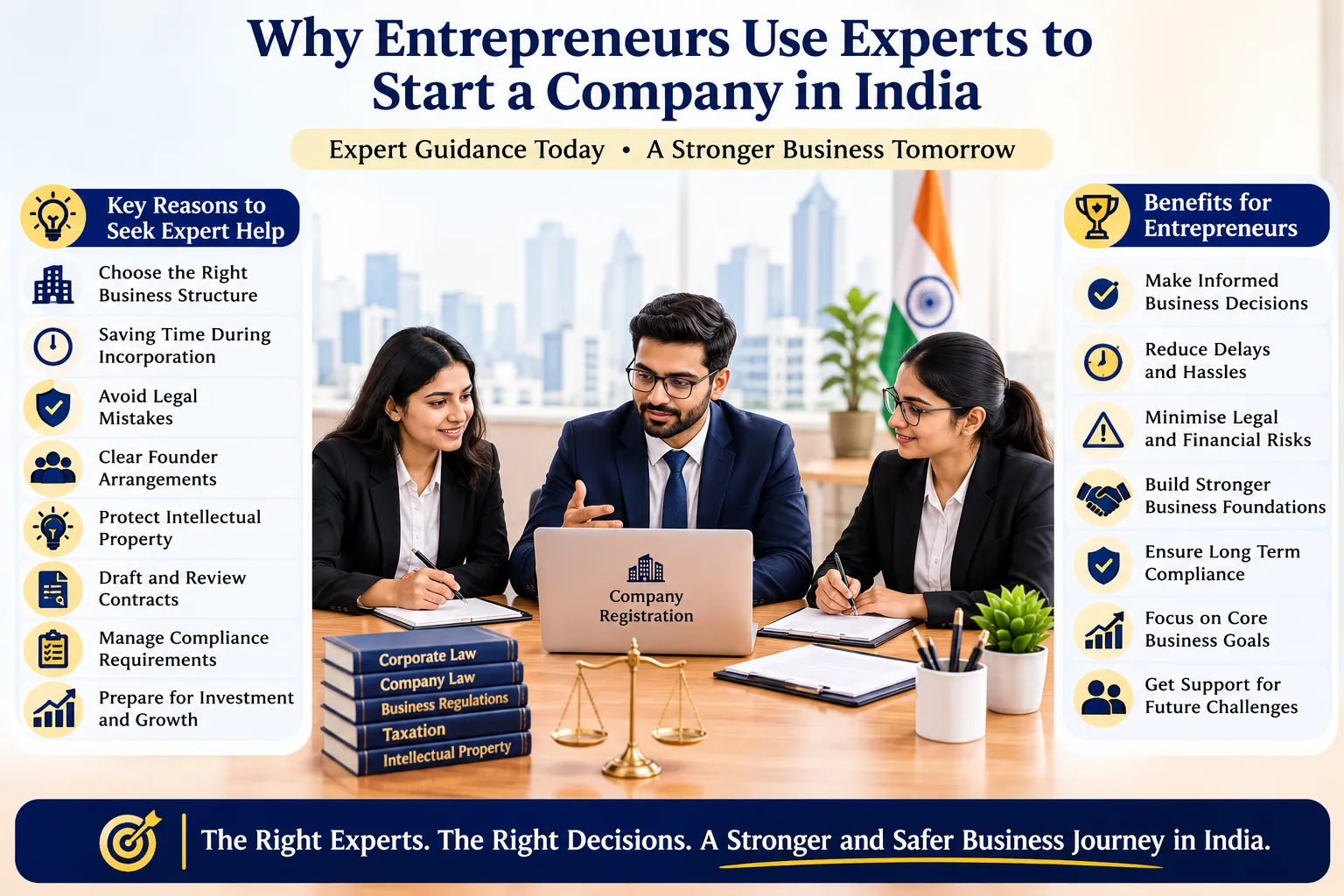 Why Entrepreneurs Use Experts to start a company in India