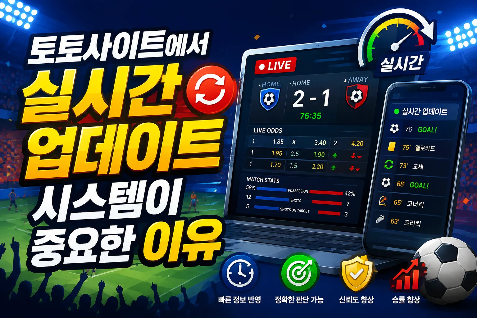 토토사이트에서 실시간 업데이트 시스템이 중요한 이유