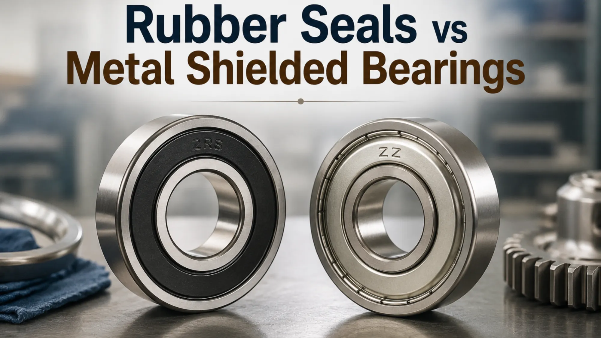 The Benefits of Rubber Seals vs Metal Shielded Bearings