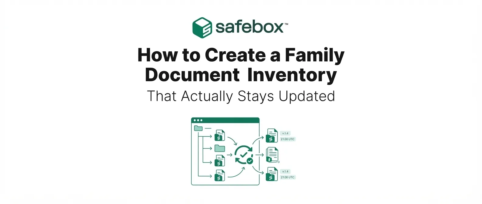 How to Create a Family Document Inventory That Actually Stays Updated