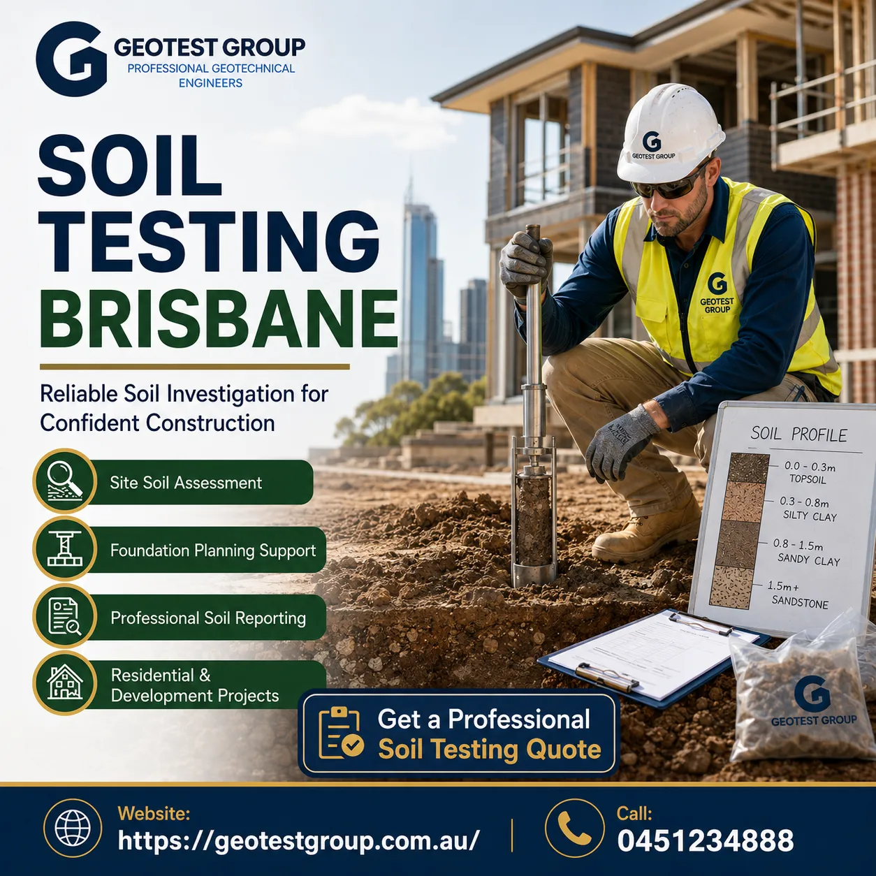 Soil Testing Brisbane: Build with Confidence on Reliable Ground