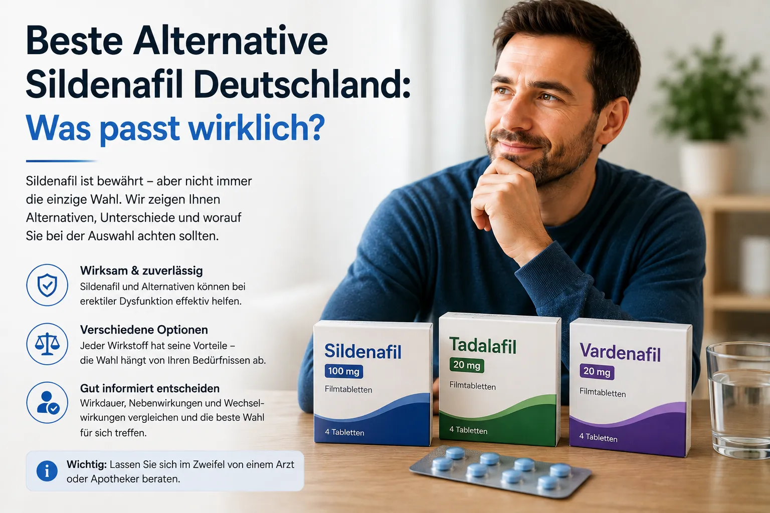 Beste Alternative Sildenafil Deutschland: Was passt wirklich?