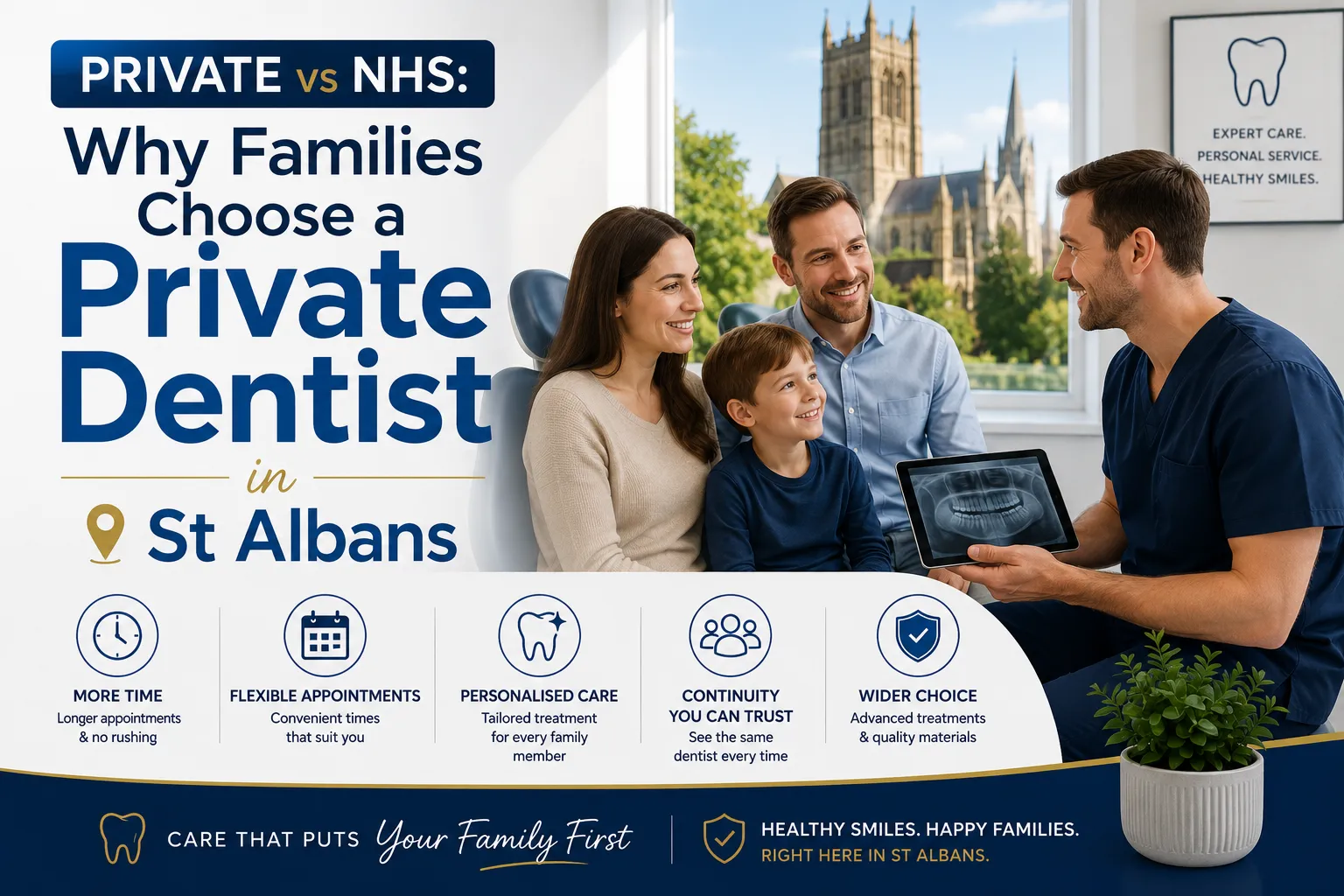 Private vs NHS: Why Families Choose a Private Dentist in St Albans