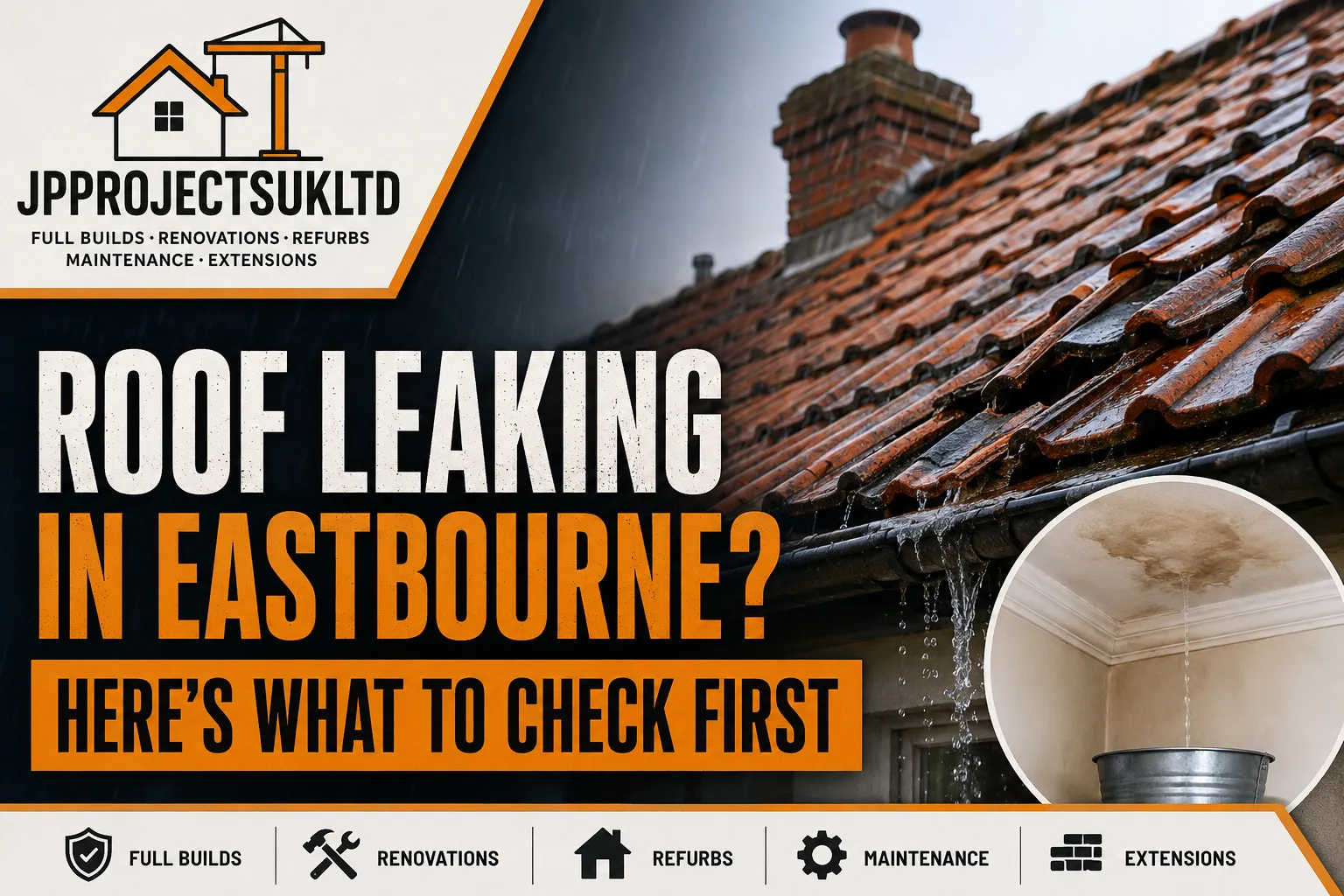 Roof Leaking in Eastbourne? Here's What to Check First