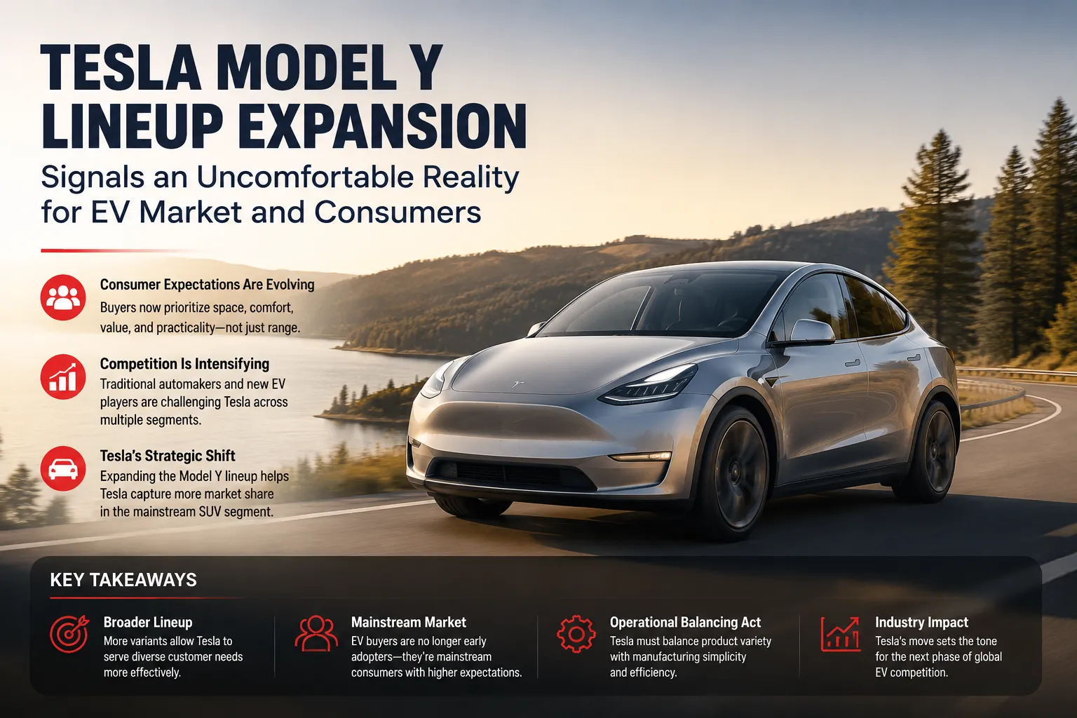 Tesla Model Y Lineup Expansion Reveals a Changing EV Market Reality