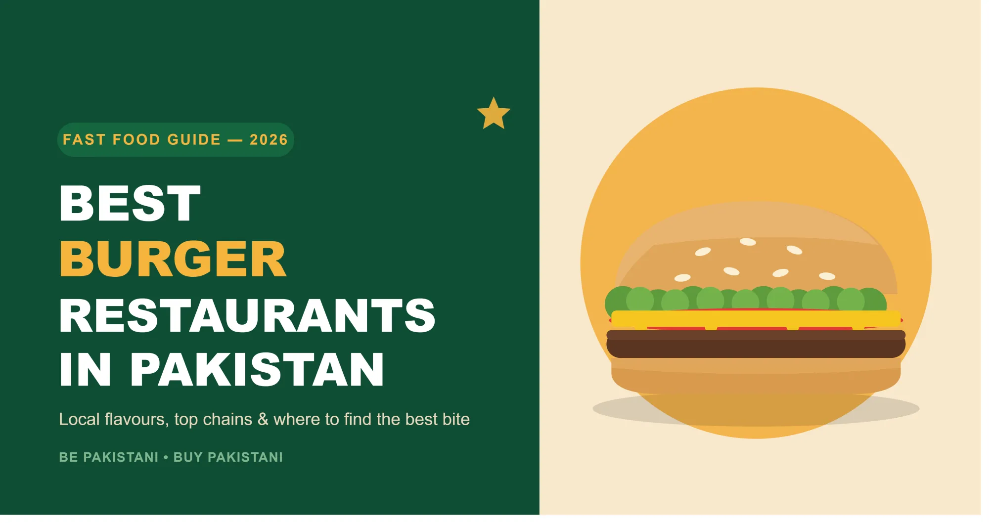 Exploring the Fast Food Landscape: Best Burger Restaurants in Pakistan