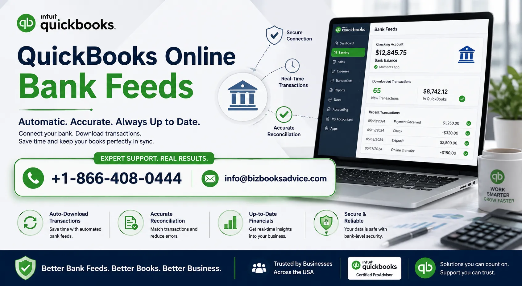 How to Connect Bank Account to QuickBooks Online