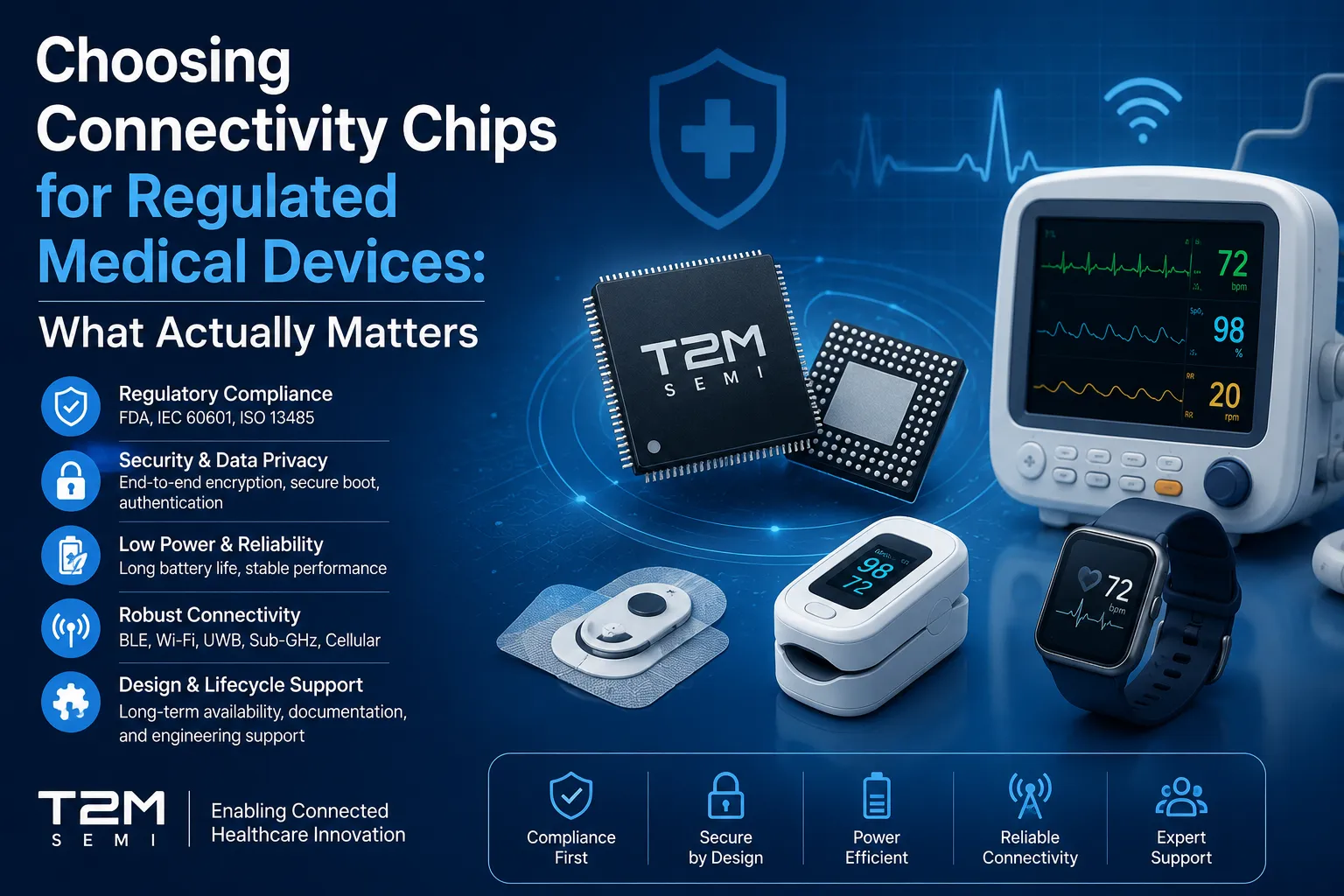 Choosing Connectivity Chips for Regulated Medical Devices: What Actually Matters