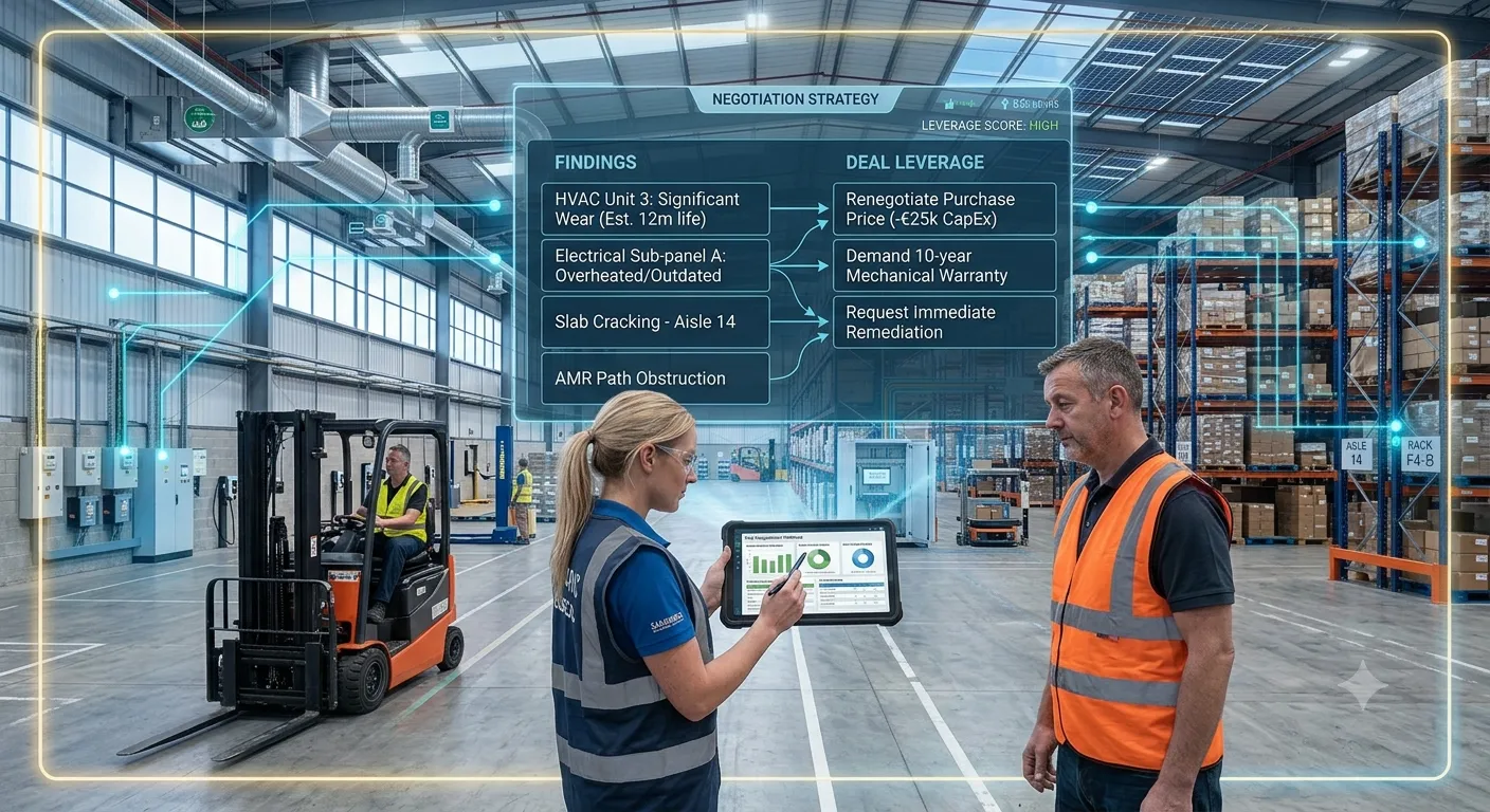 Turning Warehouse Pre-Acquisition Survey Findings into Deal Leverage