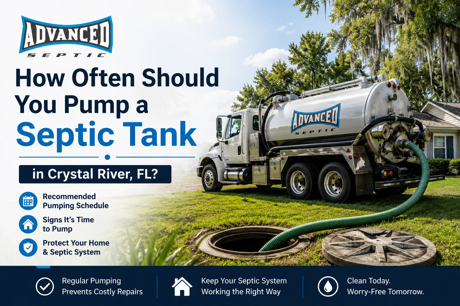 How Often Should You Pump a Septic Tank in Crystal River, FL?