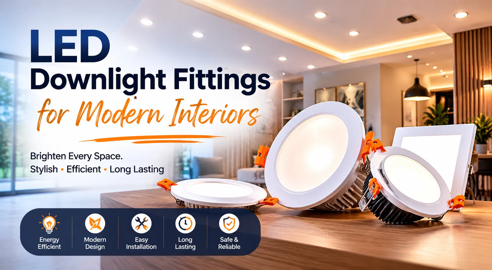 LED Downlight Fittings for Modern Interiors