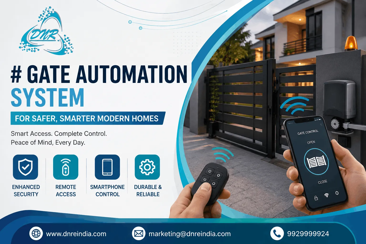 Gate Automation System for Safer, Smarter Modern Homes