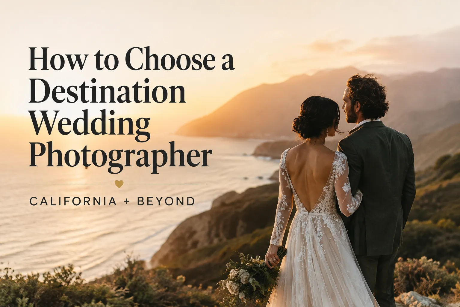 How to Choose a Destination Wedding Photographer (California + Beyond)