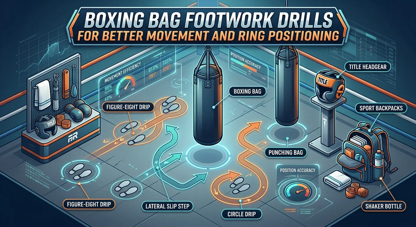 Boxing Bag Footwork Drills for Better Movement and Ring Positioning