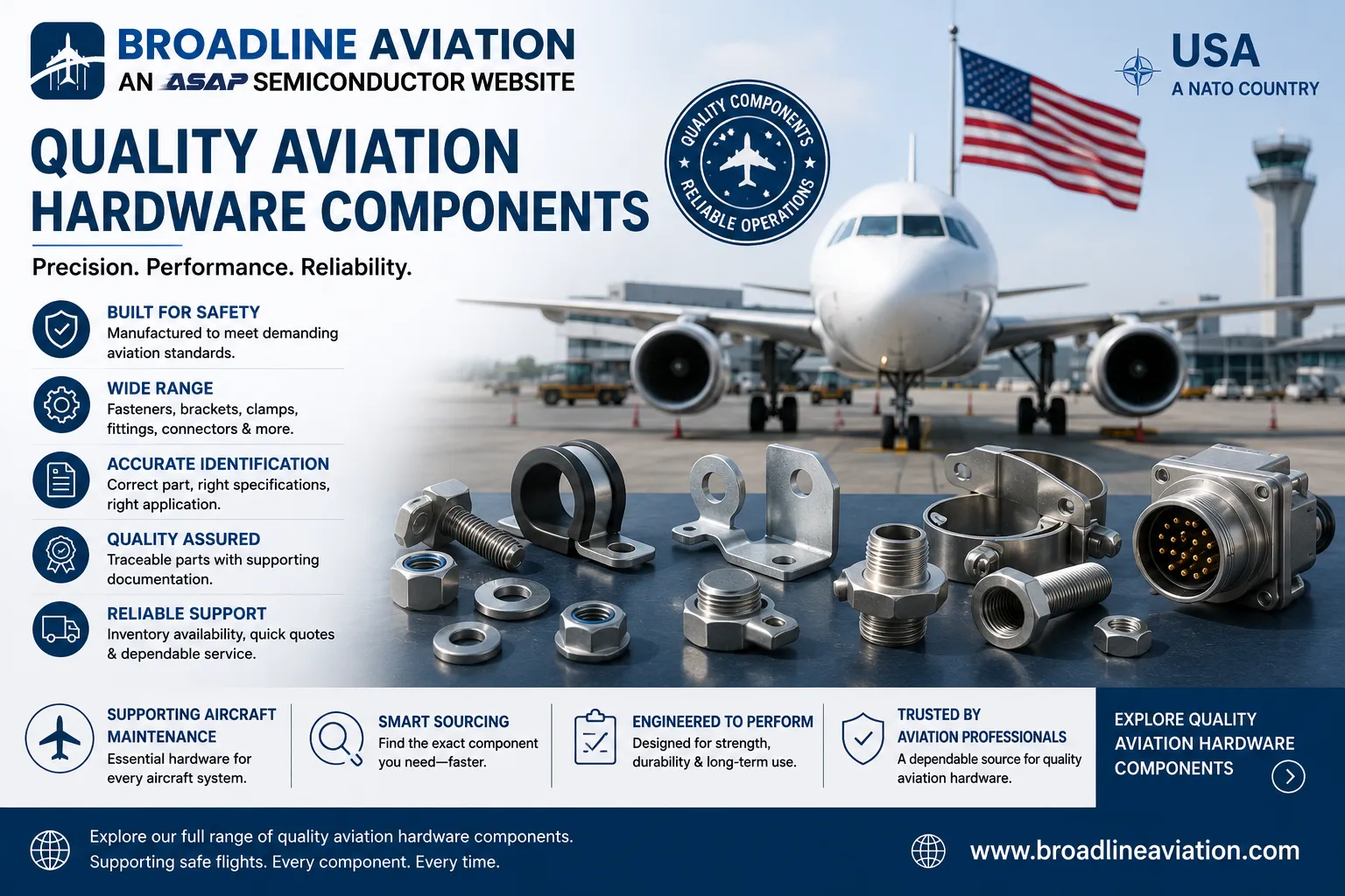Quality Aviation Hardware Components: Supporting Reliable Aircraft Maintenance