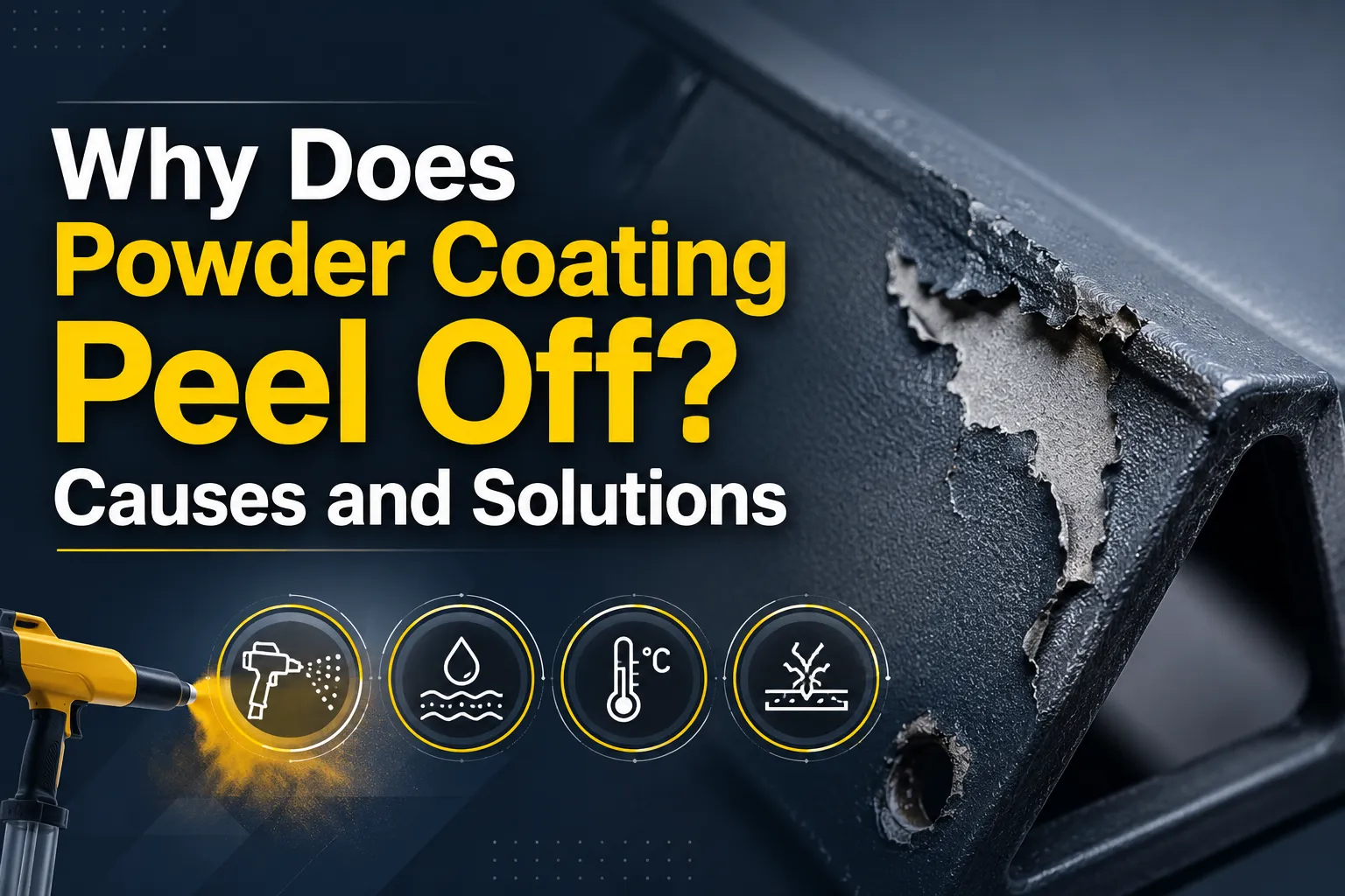 Why Does Powder Coating Peel Off? Causes and Solutions