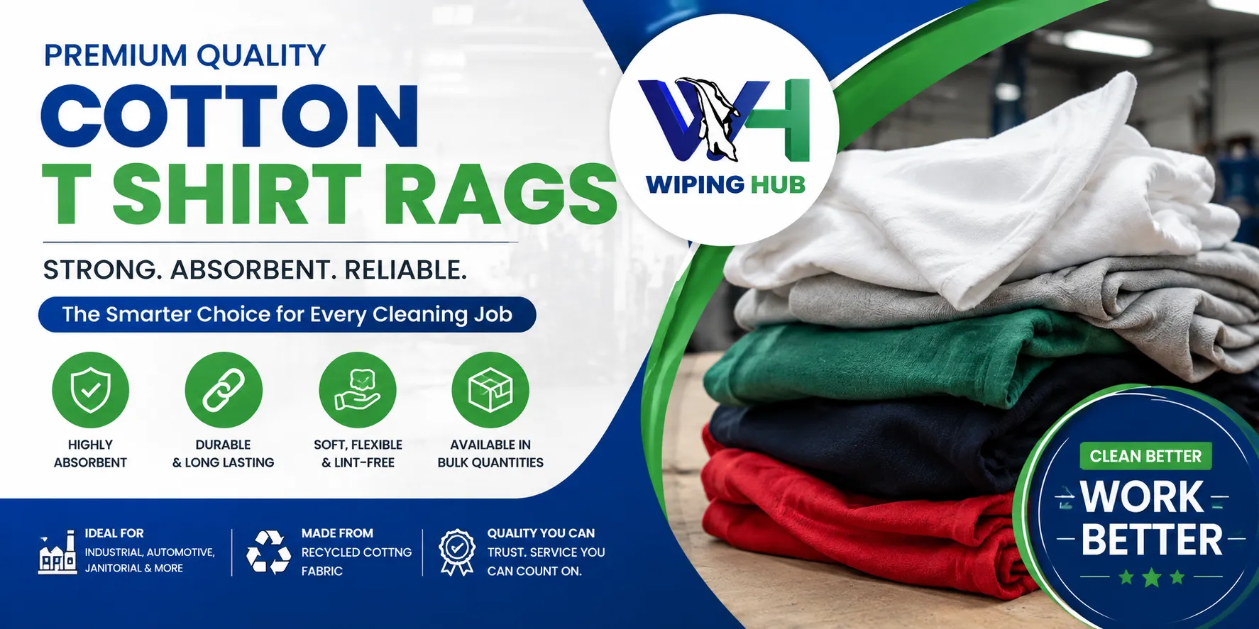 Cotton Cleaning Rags: A Practical Choice for Everyday Cleaning