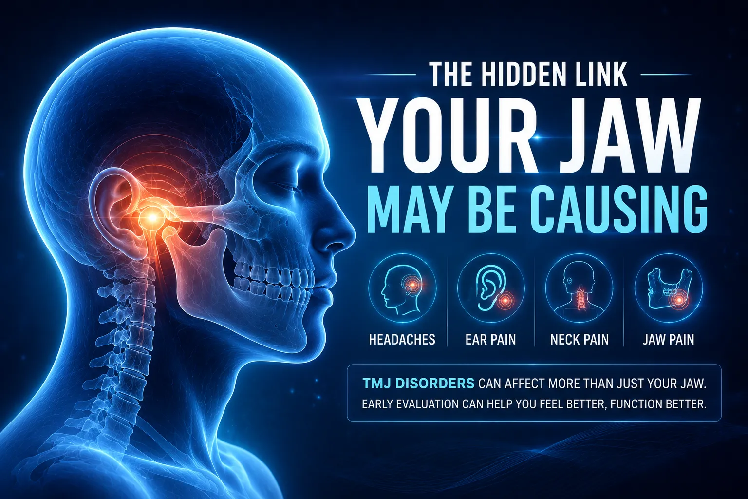 TMJ Disorder Symptoms: Can TMJ Cause Headaches, Ear Pain and Neck Pain?