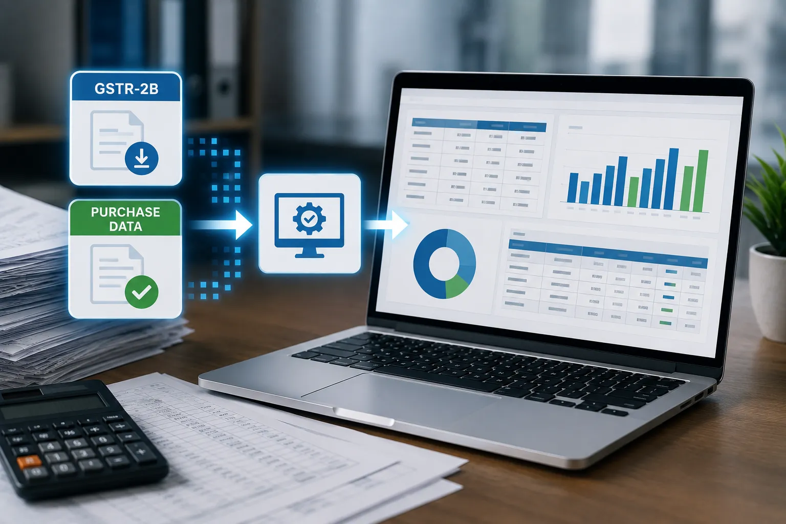 How Accounting Software Automates GSTR-2B Reconciliation