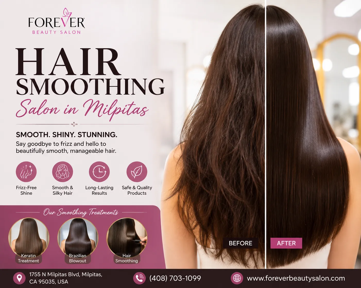 Hair Smoothing Salon in Milpitas, CA: What to Expect During Your Visit?