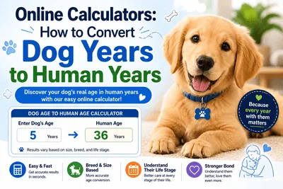 Online Calculators: How to Convert Dog Years to Human Years