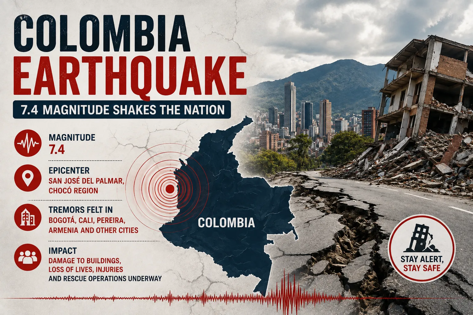 Colombia Earthquake: What Happened, Causes, Impact and Safety Measures