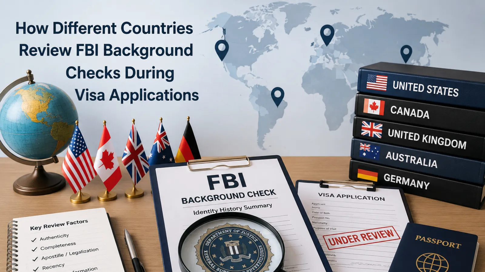 How Different Countries Review FBI Background Checks During Visa Applications