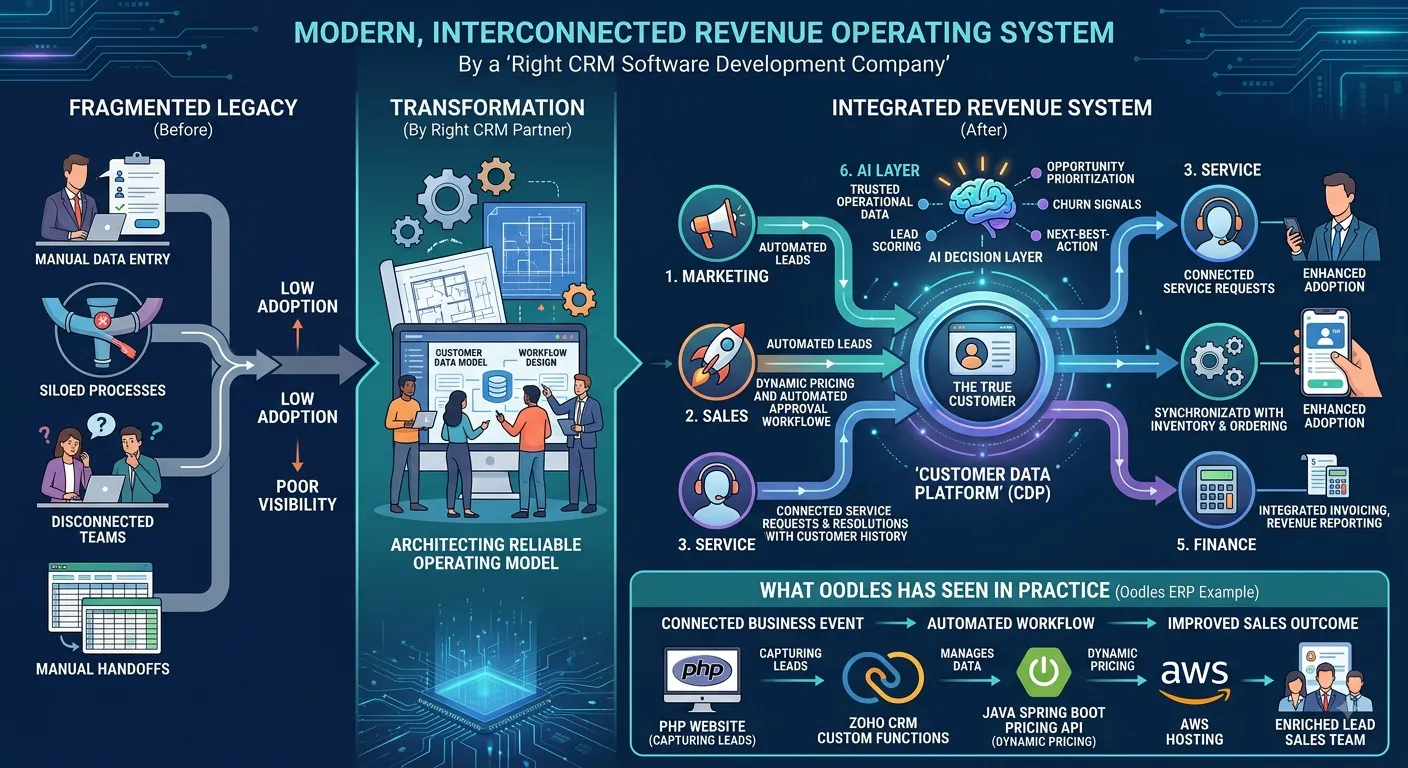 Why the Right CRM Software Development Company Should Redesign Your Revenue System