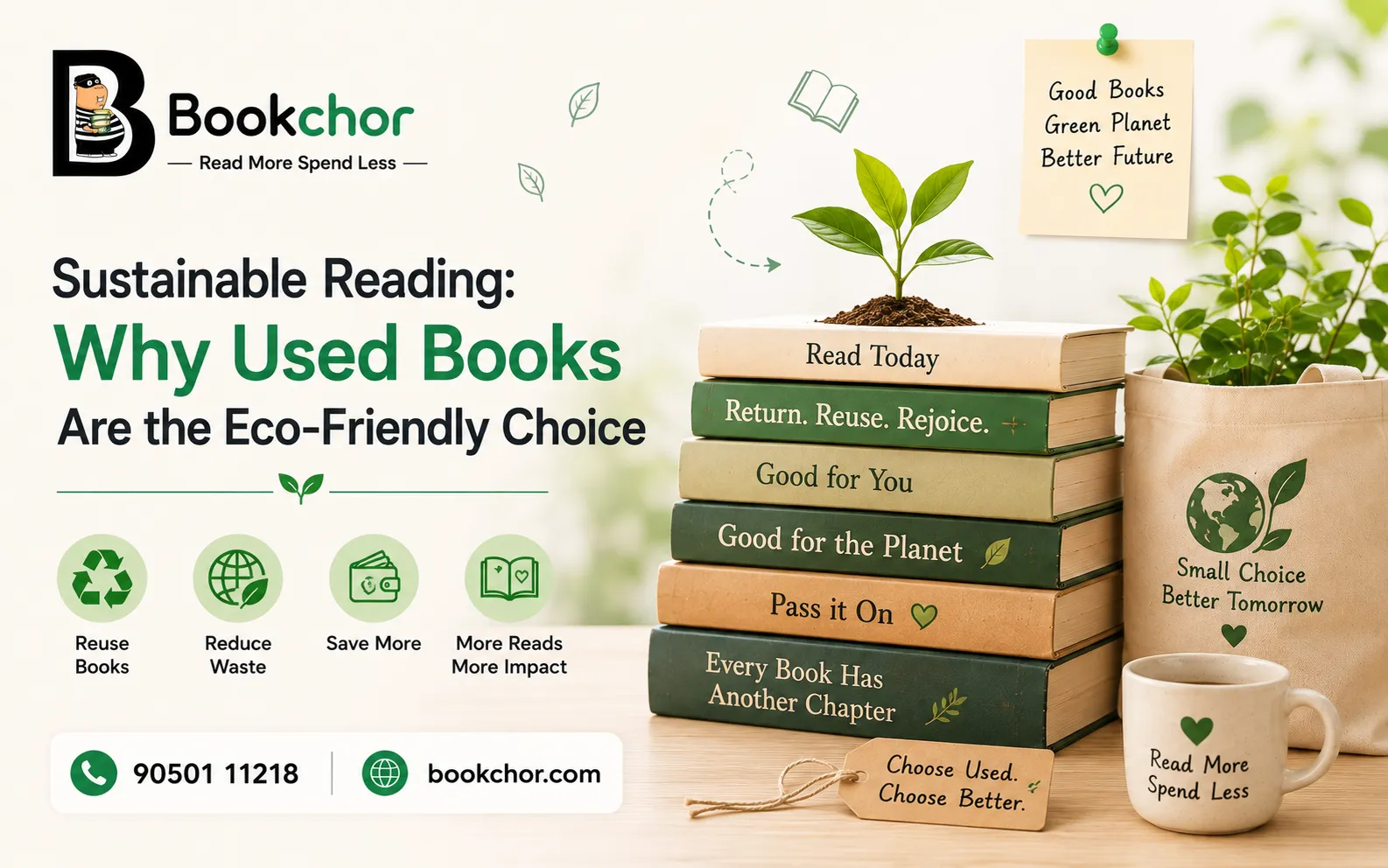 Sustainable Reading: Why Used Books Are the Eco Friendly Choice