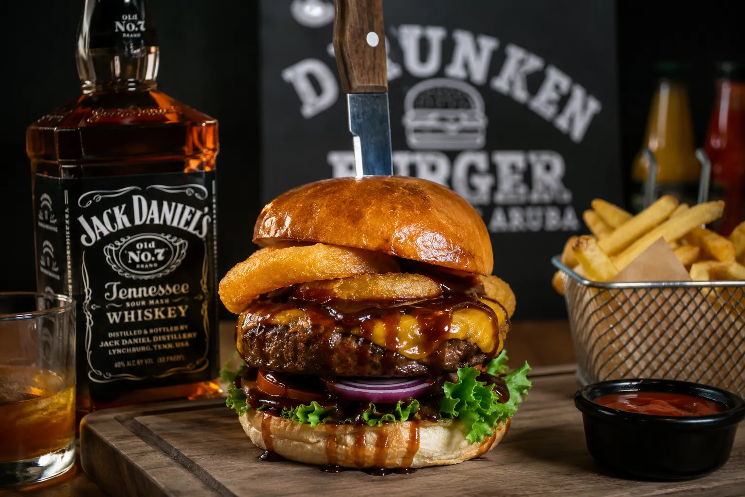 Jack Daniels Infused Burger: A Unique Aruba Burger Experience