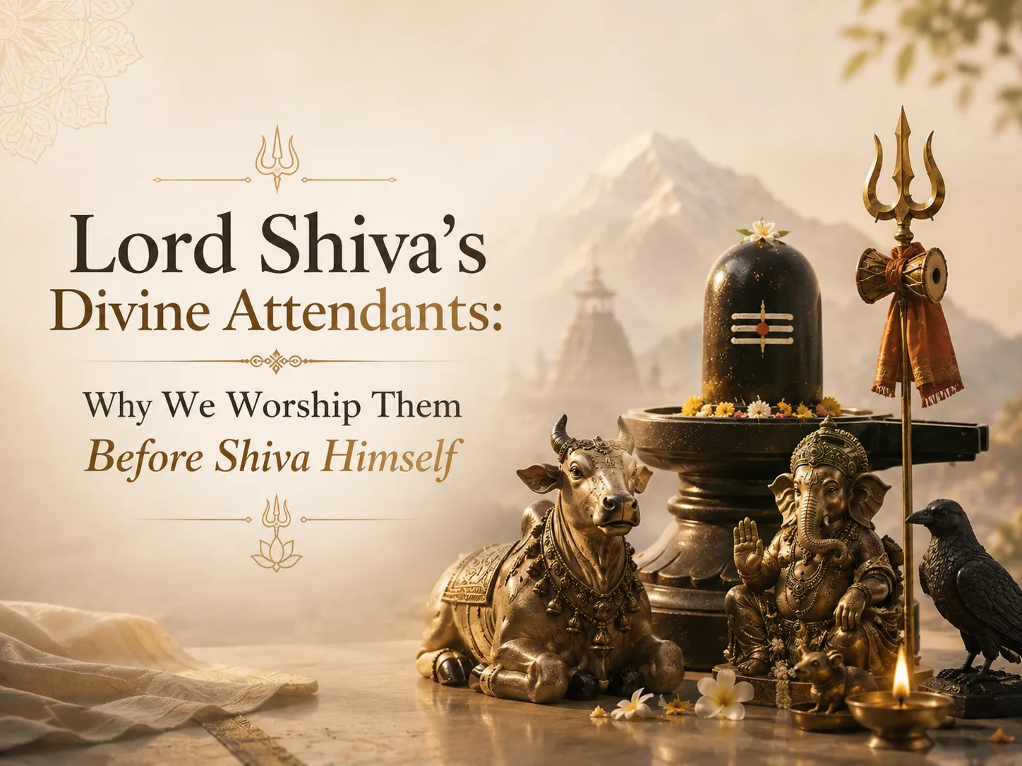 Lord Shiva's Divine Attendants: Why We Worship Them Before Shiva Himself