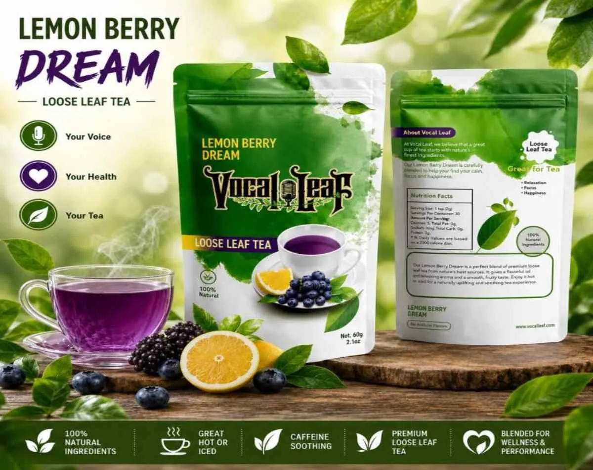 Lemon Berry Dream: The Loose Leaf Tea Every Voice Professional Should Know