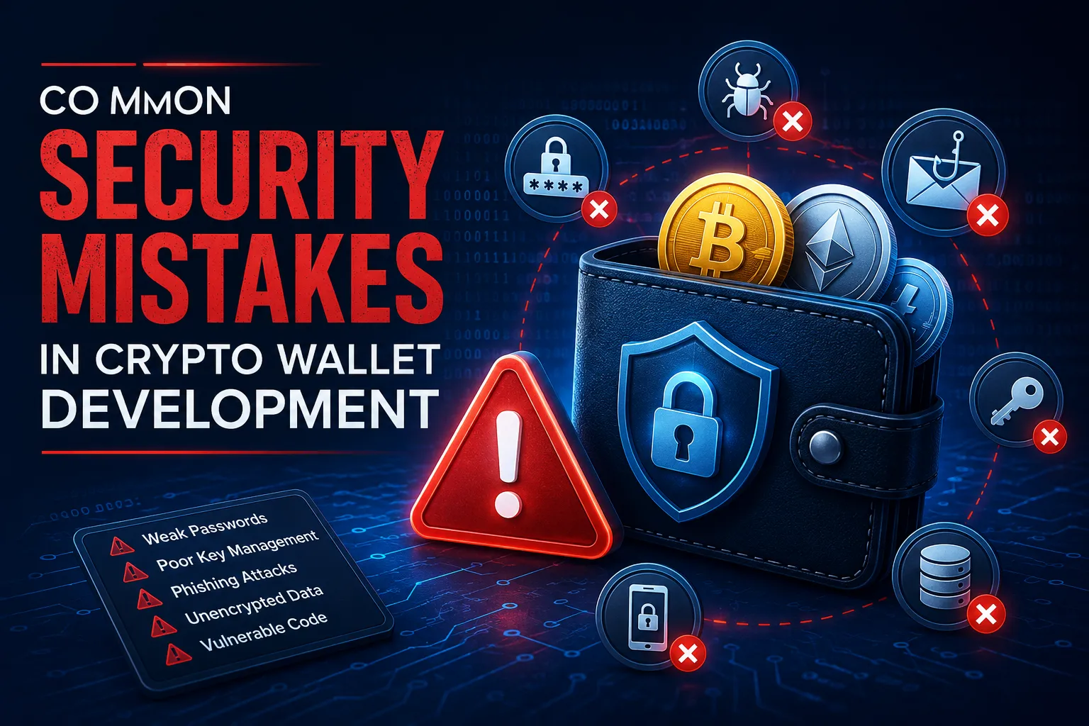 Common Security Mistakes in Crypto Wallet Development