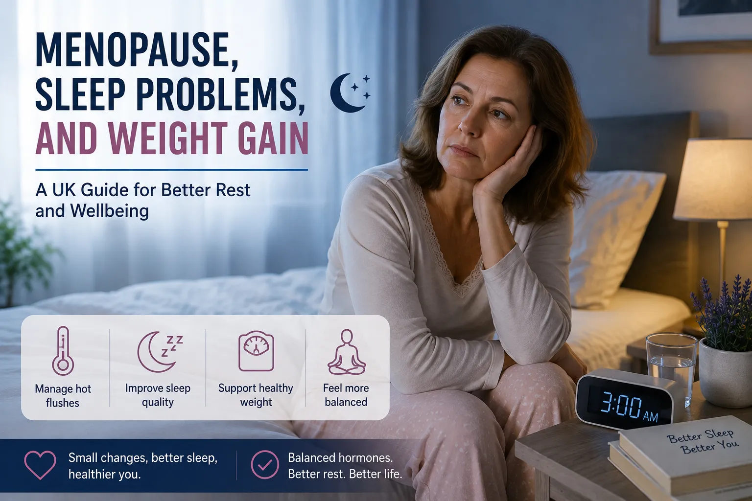 Menopause, Sleep Problems, and Best Sleep Habits for Weight Gain