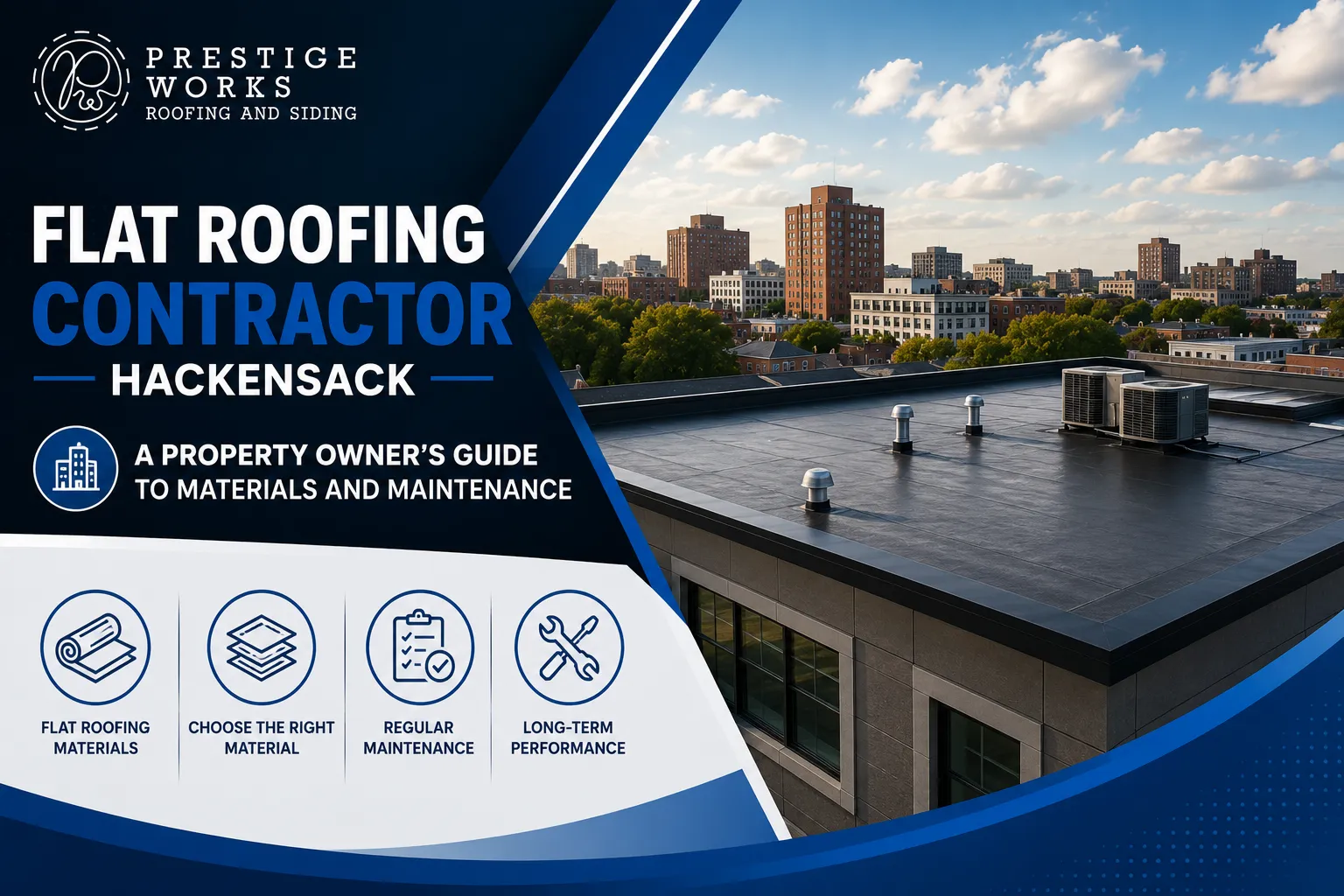 Flat Roofing Contractor Hackensack: A Property Owner's Guide to Materials and Maintenance