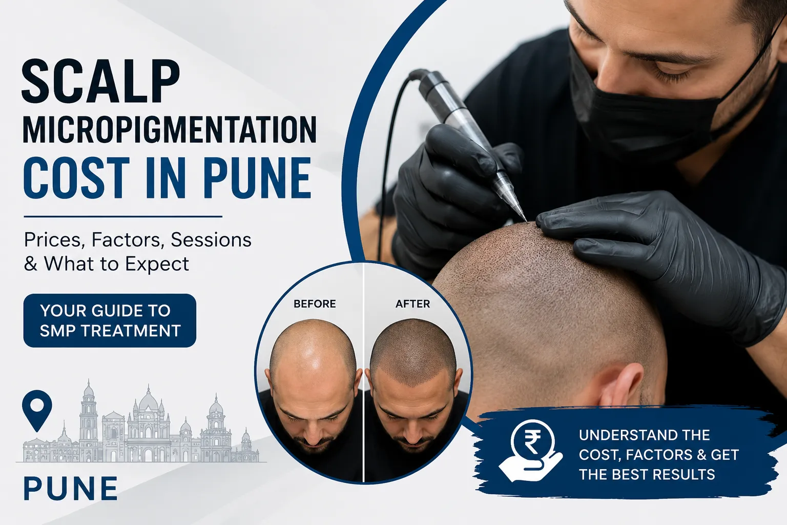 Scalp Micropigmentation Cost in Pune: Complete Guide to Pricing, Sessions and Treatment