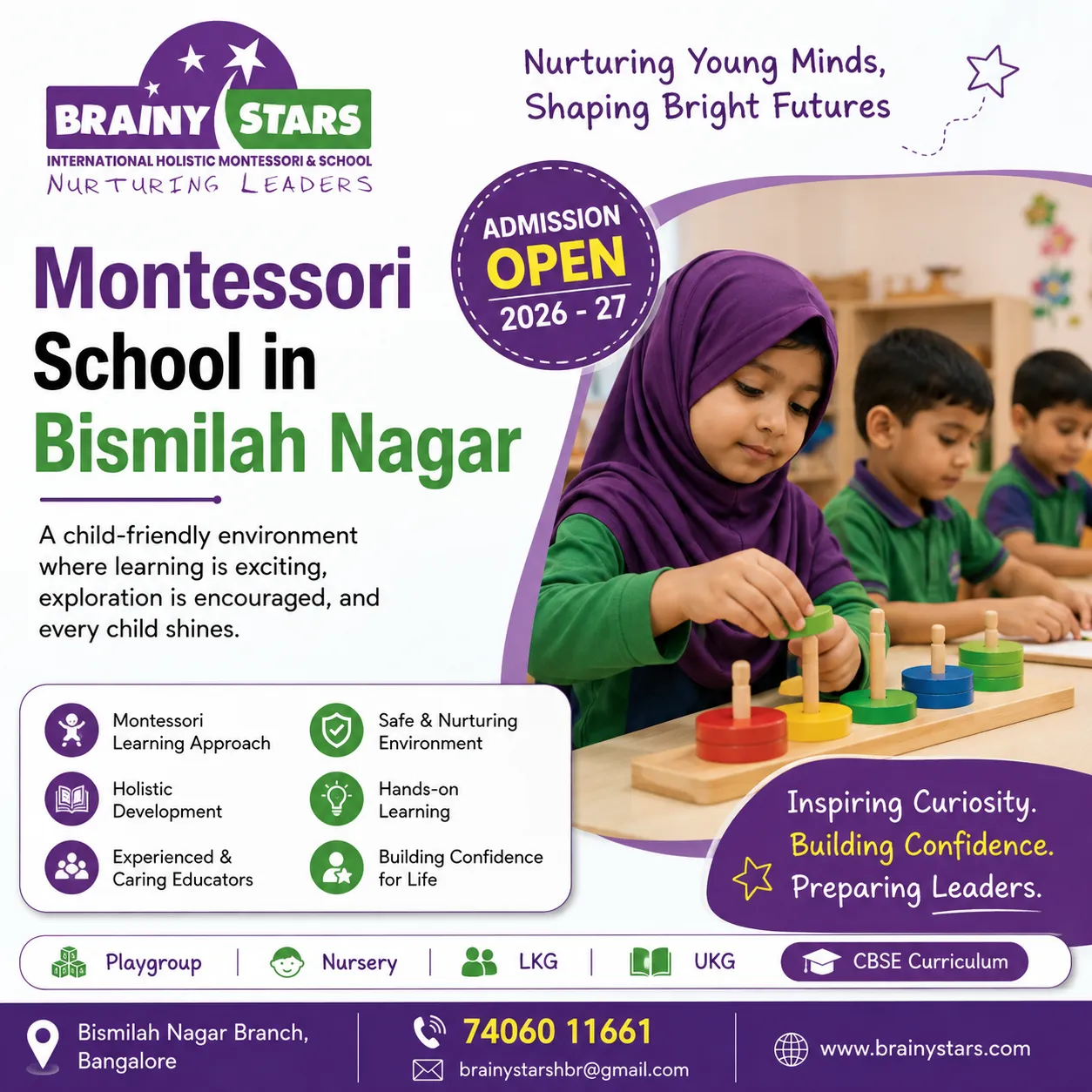 Choosing the Right School for Your Child: Montessori, CBSE & Islamic Education in Bismilah Nagar